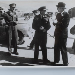 PHOTO de presse militaire 1945 armée britannique en Libye 15X2Ocm