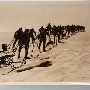 PHOTO argentique TAMPON AGENCE ROL 1936	CHASSEURS ALPINS 13X18cm