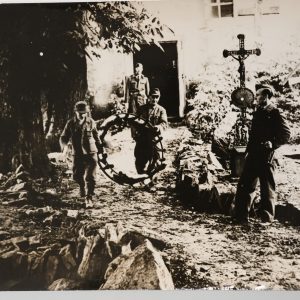 PHOTO Argentique Allemagne Prisonniers allemands Alpen 13X18cm 1940