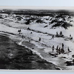 PHOTO de presse militaire 1945 armée britannique en Libye 15X2Ocm plage