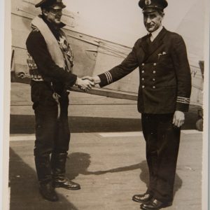 PHOTO ARGENTIQUE MILITARIA 1940	OFFICIEL BRITANIQUE 15X20cm Officiers