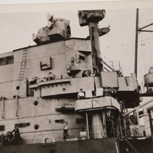 PHOTO ARGENTIQUE MILITARIA 1940	OFFICIEL BRITANIQUE 15X20cm Naval force