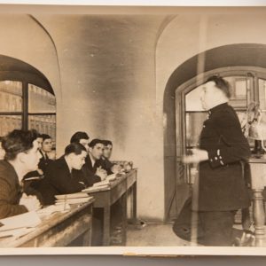 PHOTO TAMPON NEW-YORK TIME PARIS 1936	ECOLE DE GARDIENS DE LA PAIX 18X24CM
