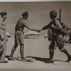 PHOTO Miltaire britanique et américain moyen orient 15x20cm 1940