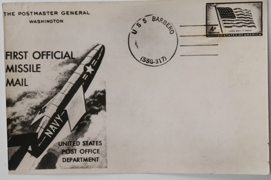 PHOTO de presse reproduction de carte missile mail US 1960 13X18cm