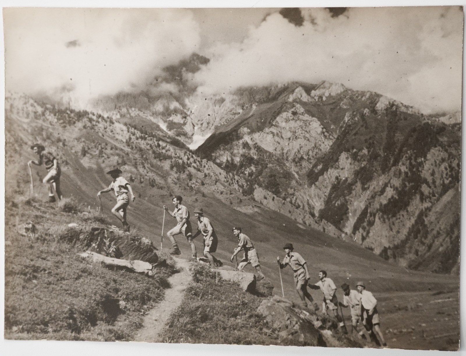 PHOTO Argentique Asie Soldat britanique en Asie 13X18cm 1940