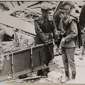 PHOTO  Suisse	mission de secours catastrophe de Mattmark 	12X18cm 1960