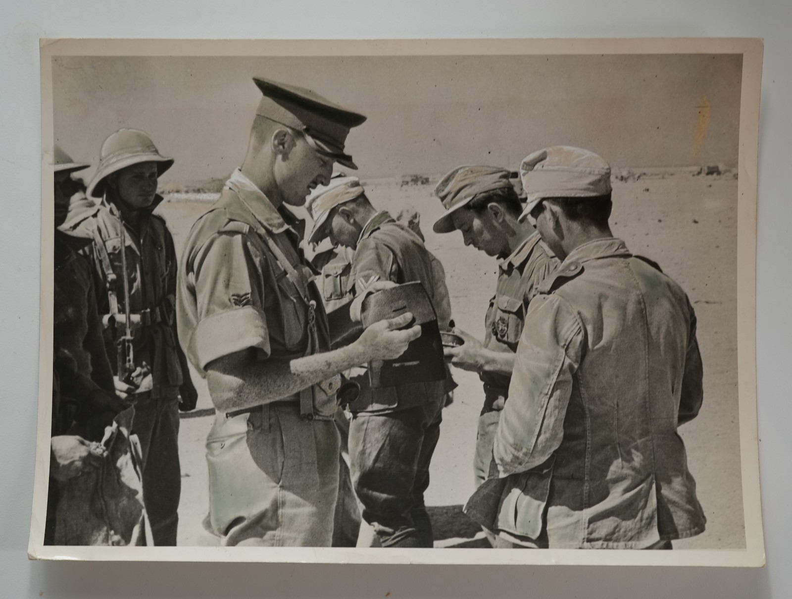 PHOTO Miltaire britanique moyen orient 15x20cm 1940