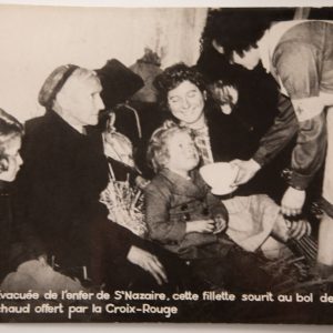 TIRAGE PHOTO argentique ministère de l'information circa 1946 23x18CM TAMPON