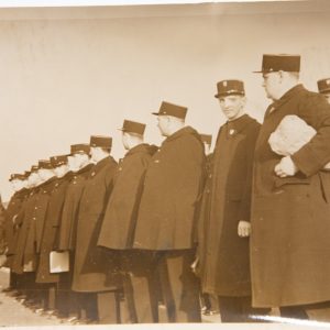 PHOTO TAMPON NEW-YORK TIME PARIS 1936	ECOLE DE GARDIENS DE LA PAIX 18X24CM