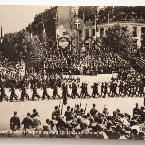 TIRAGE PHOTO	argentique ministère de l'information circa 1946	17X20CM TAMPON