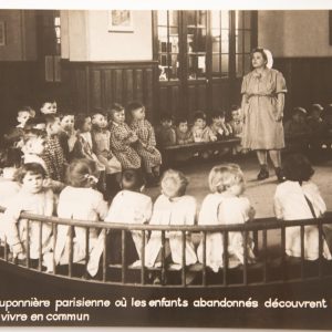 TIRAGE PHOTO argentique ministère de l'information circa 1946 23x18CM TAMPON