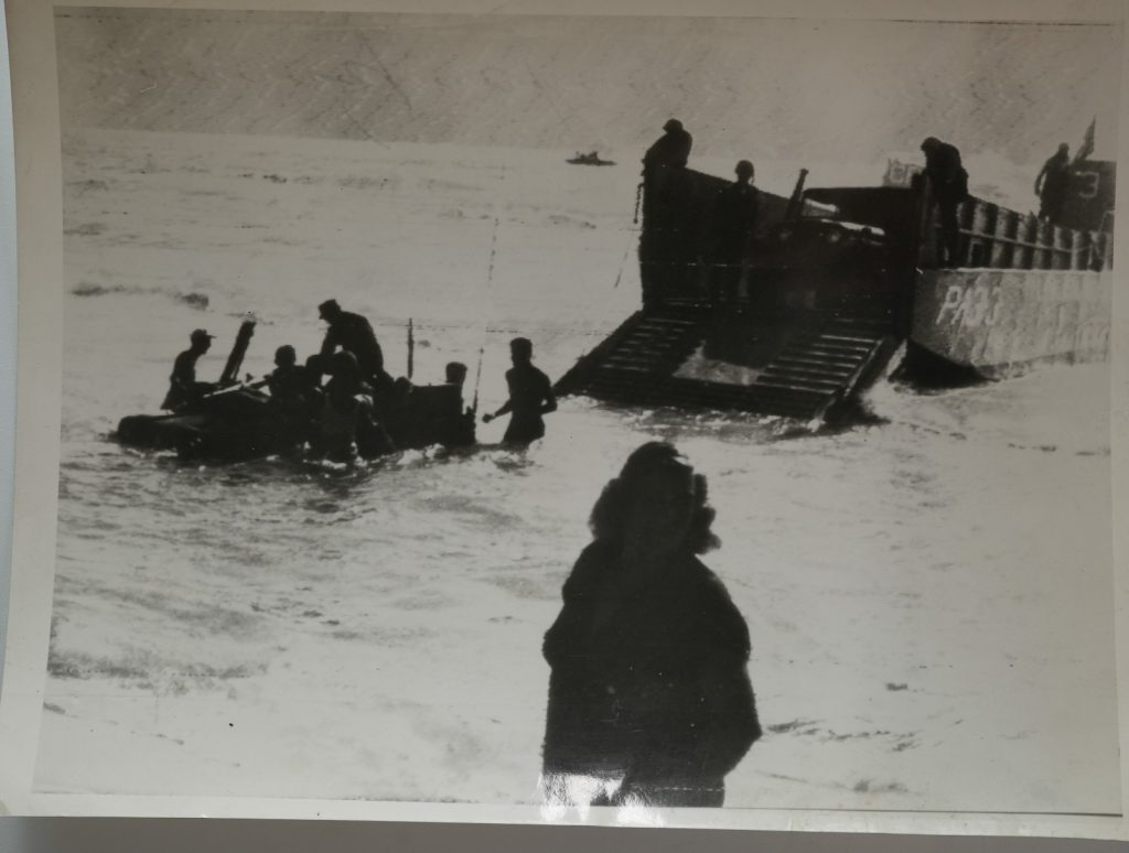 PHOTO Argentique Royaume Unis Marines américains débarquent au Liban 16X22 1950
