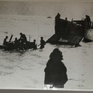 PHOTO Argentique Royaume Unis	Marines américains débarquent au Liban  16X22	1950