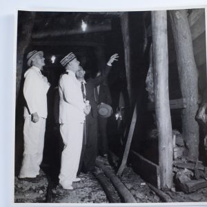 TIRAGE PHOTO	argentique CIRCA 1955	VISITE  Maroc Maréchal Juin 18X18cm