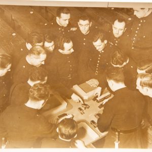 PHOTO TAMPON NEW-YORK TIME PARIS 1936	ECOLE DE GARDIENS DE LA PAIX 18X24CM