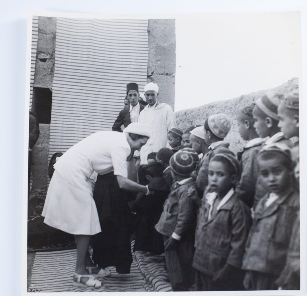 TIRAGE PHOTO argentique CIRCA 1955 VISITE Maroc Maréchal Juin 18X18cm