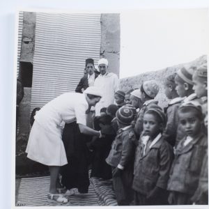 TIRAGE PHOTO	argentique CIRCA 1955	VISITE  Maroc Maréchal Juin 18X18cm