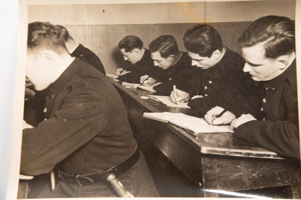 PHOTO TAMPON NEW-YORK TIME PARIS 1936	ECOLE DE GARDIENS DE LA PAIX 18X24CM