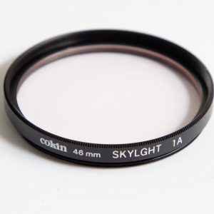 FILTRE OBJECTIF-COKIN SKYLIGHT 1A--VERRE 46mm ROND--trés bon état