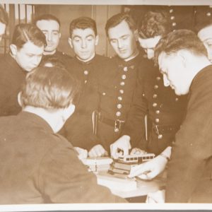 PHOTO TAMPON NEW-YORK TIME PARIS 1936	ECOLE DE GARDIENS DE LA PAIX 18X24CM