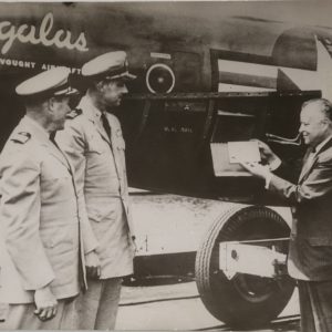 PHOTO Argentique first missile letter General Summerfield	11X16cm	1950