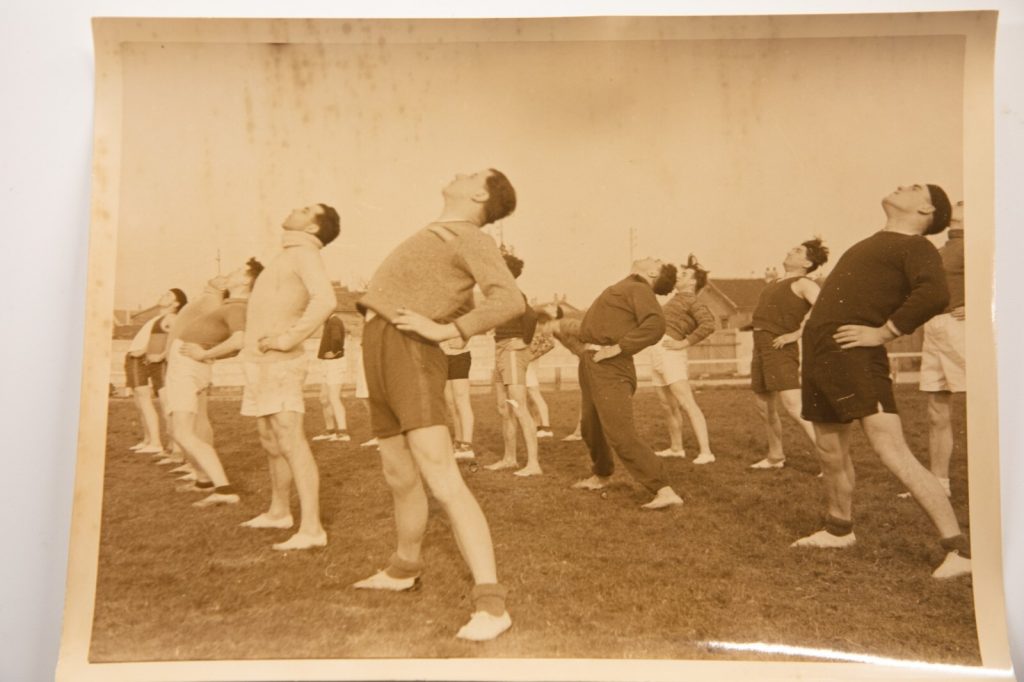 PHOTO TAMPON NEW-YORK TIME PARIS 1936	ECOLE DE GARDIENS DE LA PAIX 18X24CM