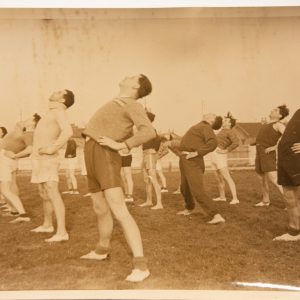 PHOTO TAMPON NEW-YORK TIME PARIS 1936	ECOLE DE GARDIENS DE LA PAIX 18X24CM