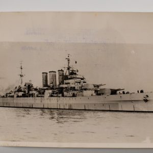 PHOTO OFFICIEL BRITANIQUE DE PRESSE MILITARIA 1945 15X21cm HMS NORFOLK