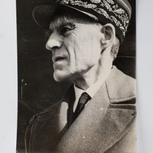 TIRAGE PHOTO	ARGENTIQUE, TAMPON, AS-press 1945	Général Paul Ély 12X18cm