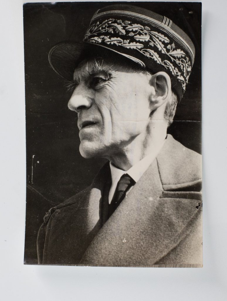 TIRAGE PHOTO ARGENTIQUE, TAMPON, AS-press 1945 Général Paul Ély 12X18cm