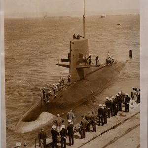 Photo états unis	sous-marin nucléaire USS Skipjack (SSN-585)	15x20cm