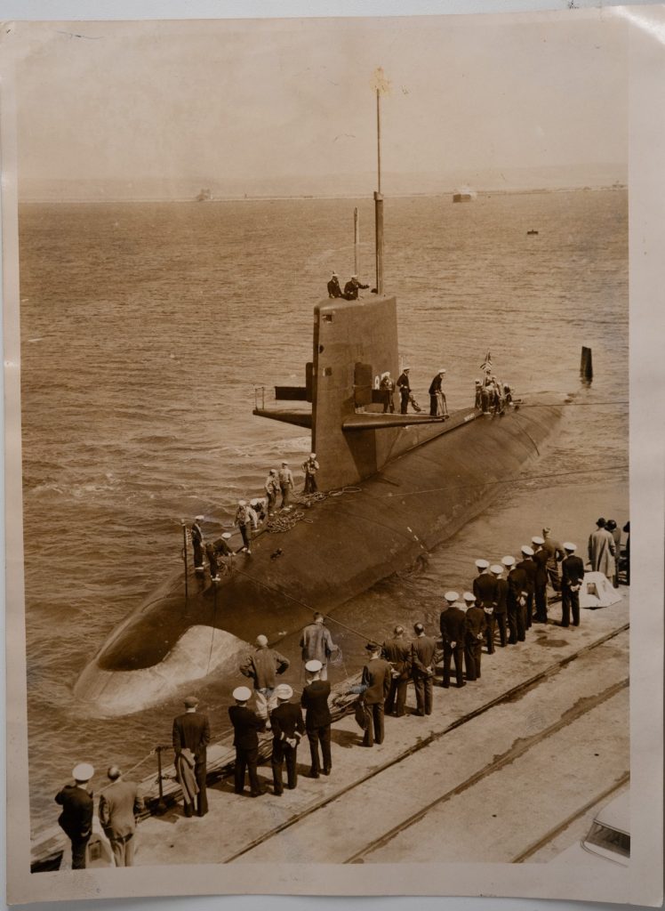 Photo états unis sous-marin nucléaire USS Skipjack (SSN-585) 15x20cm