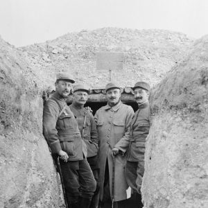 Tirage photo argentique Soldat tranché poilu 14-18 20X30cm