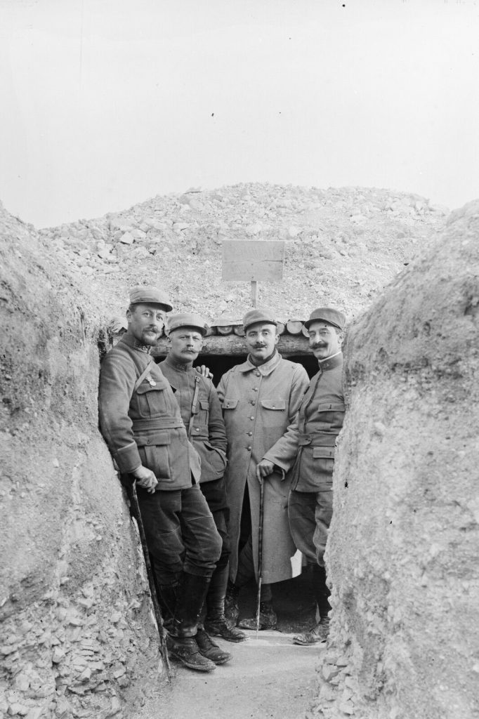 Tirage photo argentique Soldat tranché poilu 14-18 20X30cm