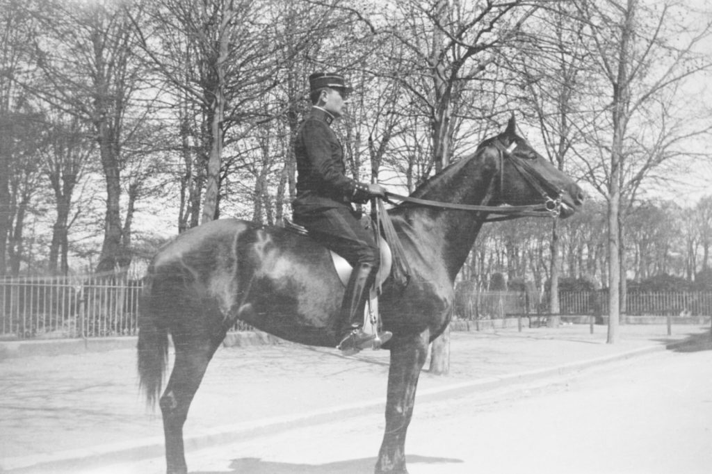 Tirage photo argentique Soldat cavalier 1900 20X30cm