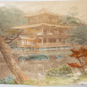 TIRAGE PHOTO	Albumine	Japon	Temple Kikakuji Kioto	17X27cm	1880