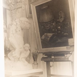 PHOTO Argentique 1956 Sculpture d'Orang-Outan de Henri-Louis Poncet 18X24cm