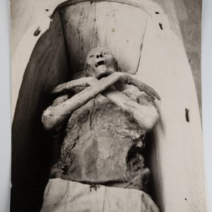 TIRAGE PHOTO Argentique Afrique Momie d'Aksoum Ethiopie 17X21 1940