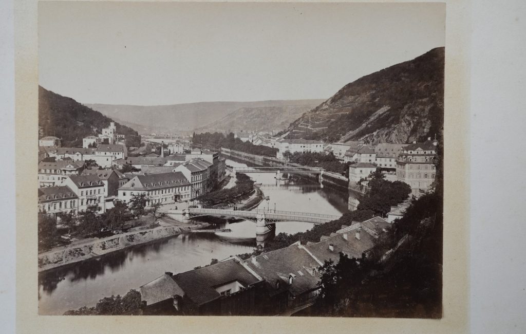 PHOTO Albumine Allemagne Bad Ems 16X20cm 1870 Monbrun