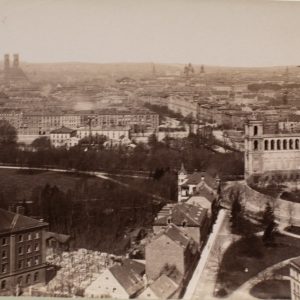 TIRAGE PHOTO	ALBUMINE 1880	ALLEMAGNE MUNICH 9X14cm