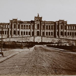 TIRAGE PHOTO	ALBUMINE 1880	ALLEMAGNE MUNICH Maximilianeum  9X14cm