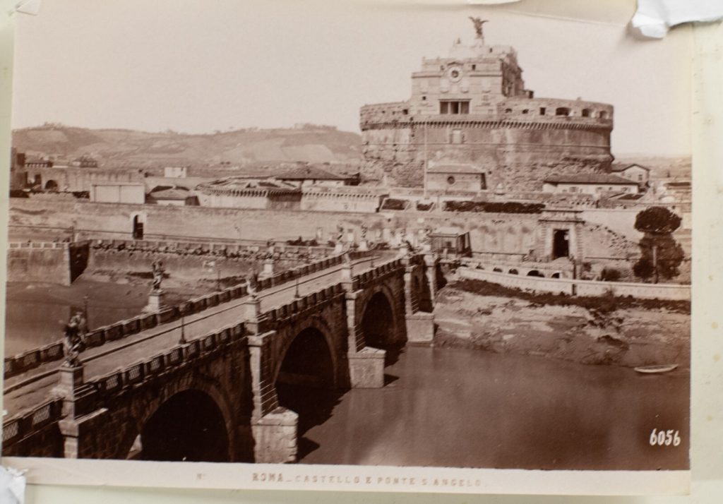 TIRAGE PHOTO	ALBUMINE 1880	ITALIE ROME 9X14cm