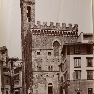 TIRAGE PHOTO ALBUMINE 1880 ITALIE 19X24cm FLORENCE