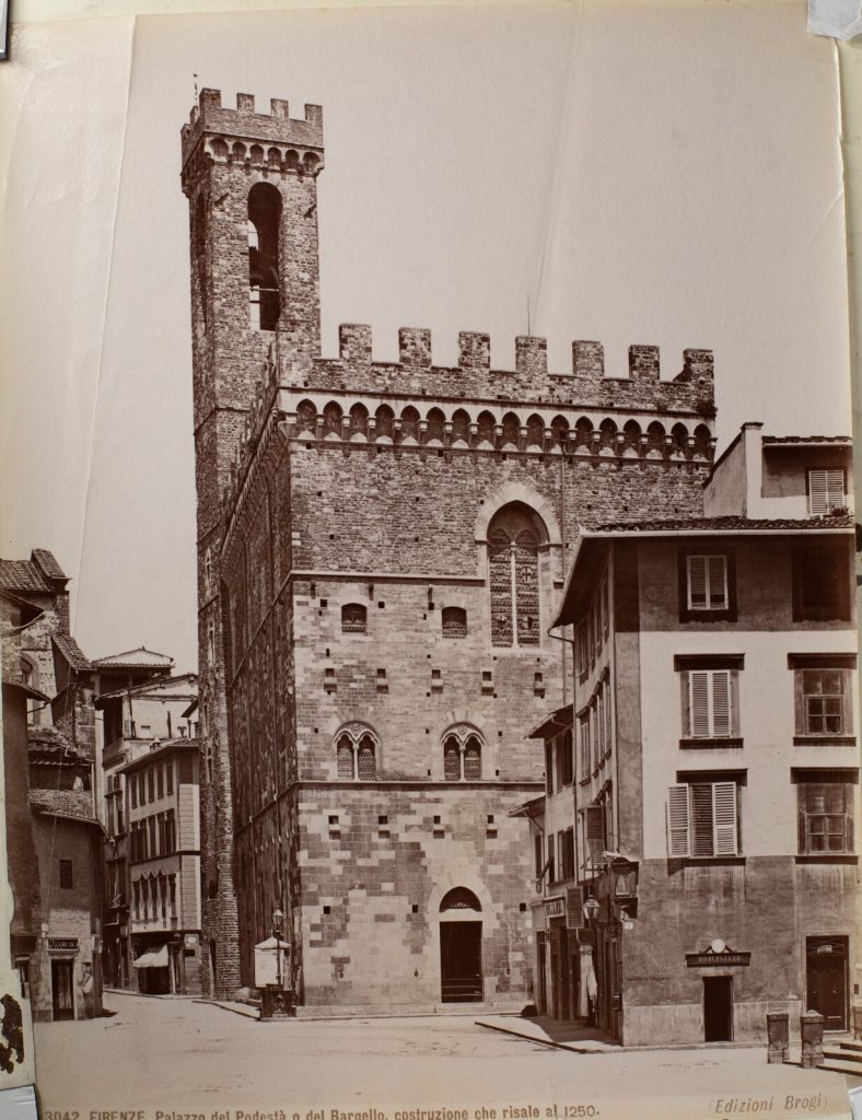 TIRAGE PHOTO ALBUMINE 1880 ITALIE 19X24cm FLORENCE
