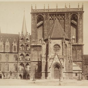 photo Albumine	Allemagne	Albrechtsburg Château à Meissen	22X28cm	1890