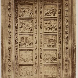 TIRAGE PHOTO ALBUMINE 1880 TAMPON SEC BROGI ITALIE  FLORENCE 19X25cm