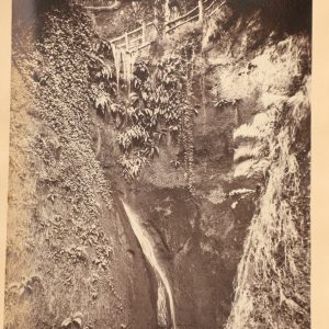 photo albumine  Shanklin Chine, sur l'île de Wight format 15X20CM