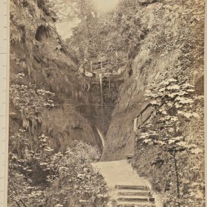 photo albumine  Shanklin Chine, sur l'île de Wight format 17X22CM