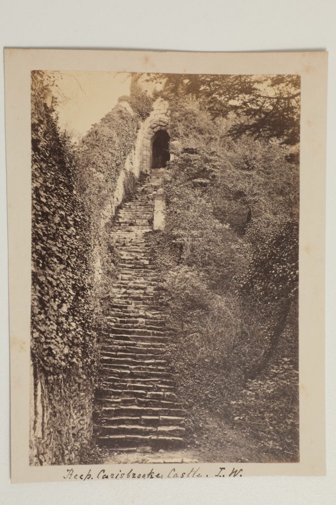 photo albumine Château de Carisbrooke Keep, sur l'île de Wight format 13X18CM